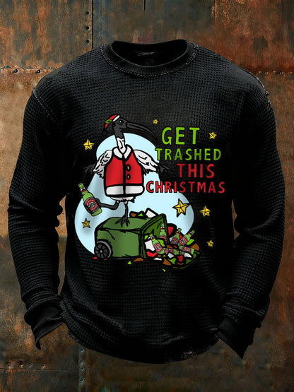 Men's Get Trashed This Christmas Long Sleeve T-Shirts