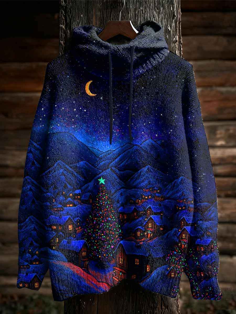 Gorgeous Christmas Print Casual Hoodie Sweatshirt