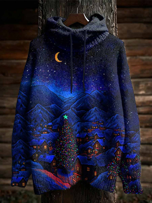Gorgeous Christmas Print Casual Hoodie Sweatshirt