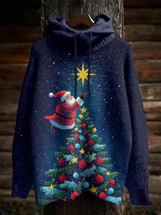 Gorgeous Christmas Print Casual Hoodie Sweatshirt