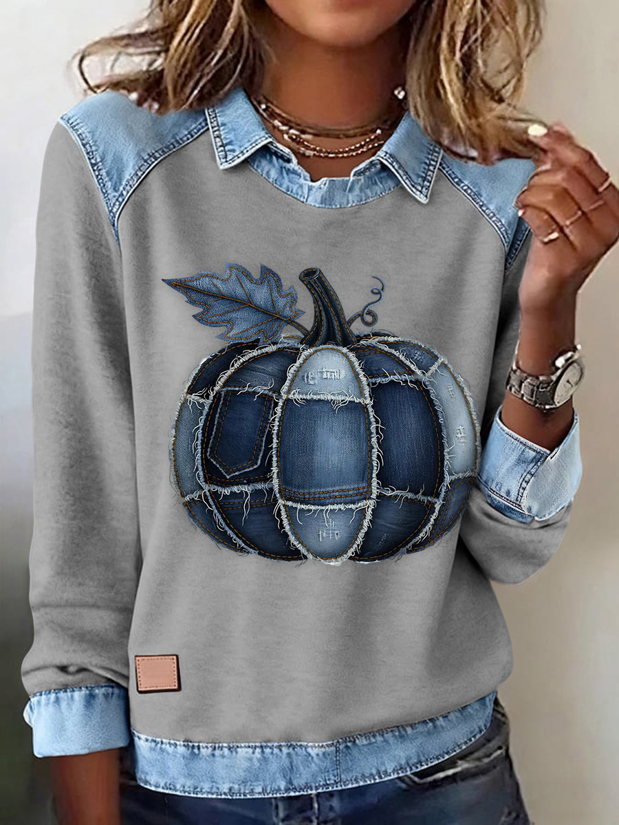 Women's Thanksgiving Print Top