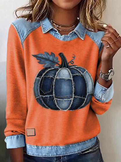 Women's Thanksgiving Print Top