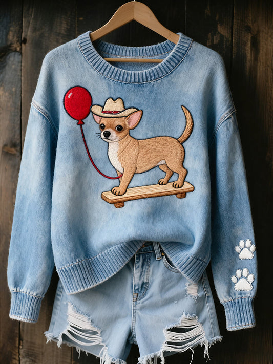 Women's fun Chihuahua Dog tops