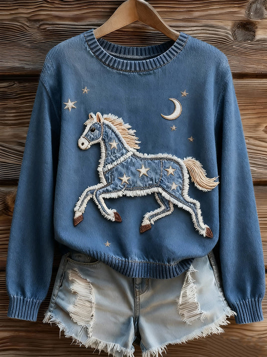 Women's horse print tops