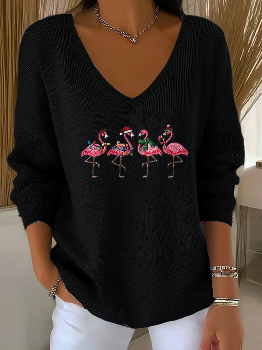 Women's Christmas Print Casual Top