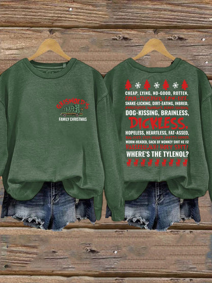 Women's Christmas Print Casual Sweatshirt