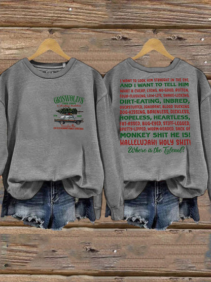 Women's Christmas Print Casual Sweatshirt