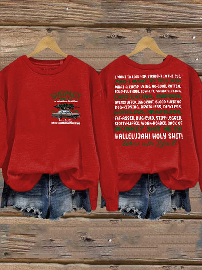 Women's Christmas Print Casual Sweatshirt