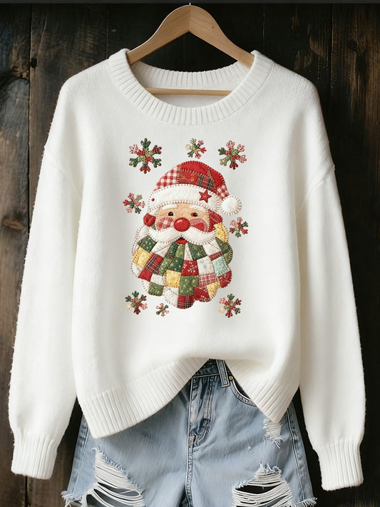 Women's Art Print Commemorative Casual Sweater