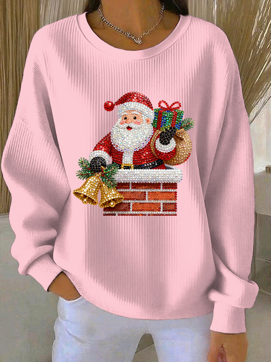 Women's Christmas Print Casual Sweatshirt