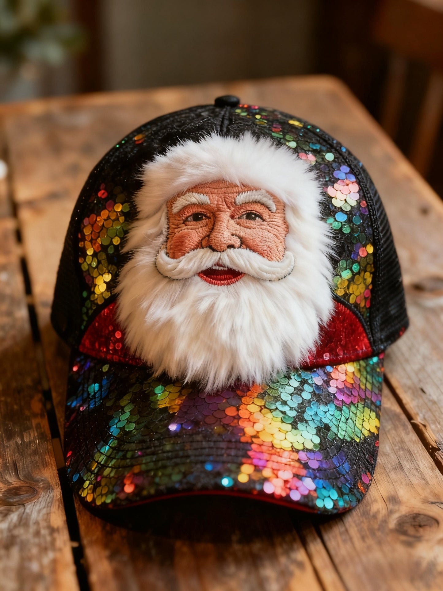 Retro Christmas Santa  Casual Hat