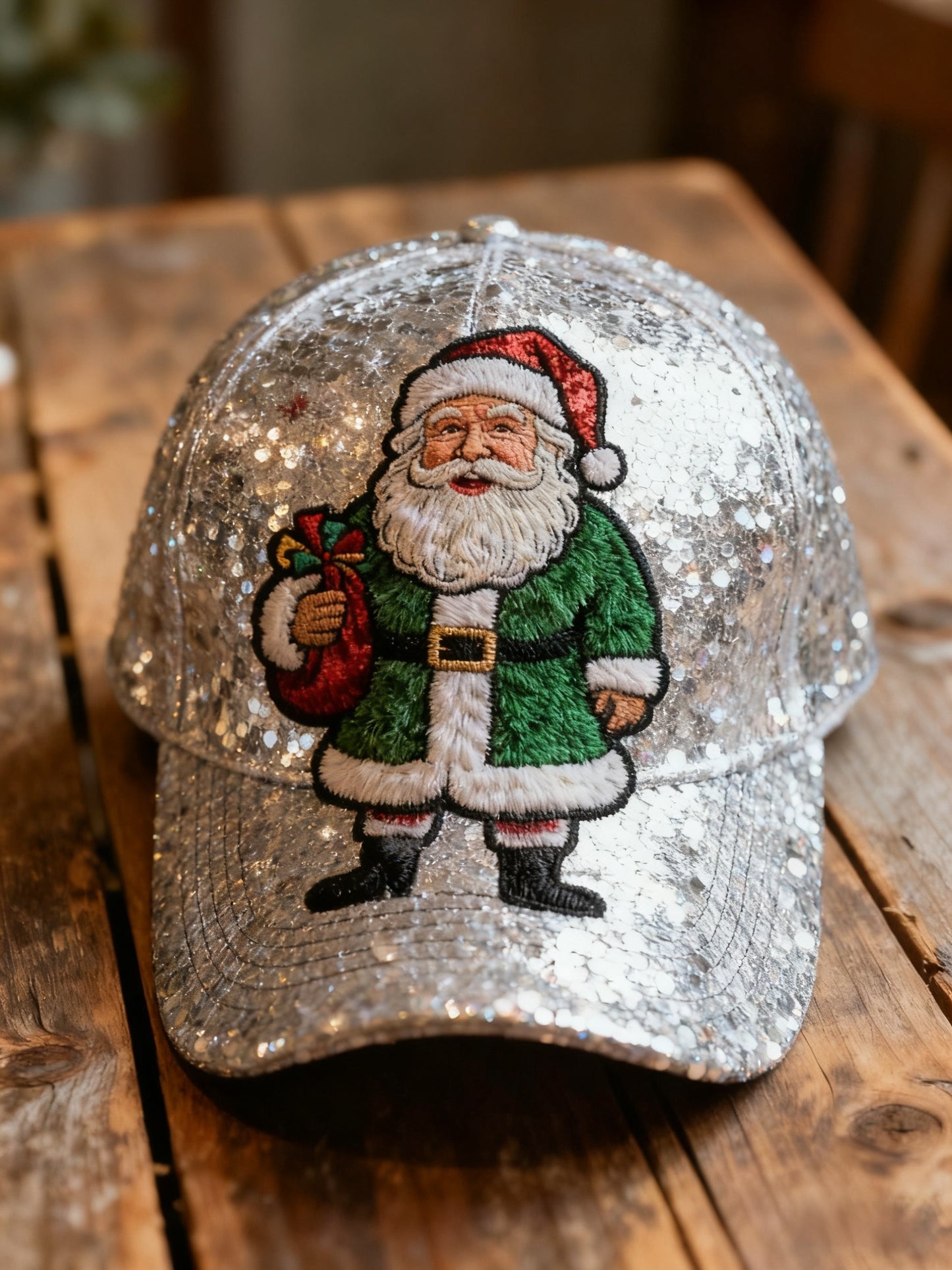 Retro Christmas Santa  Casual Hat