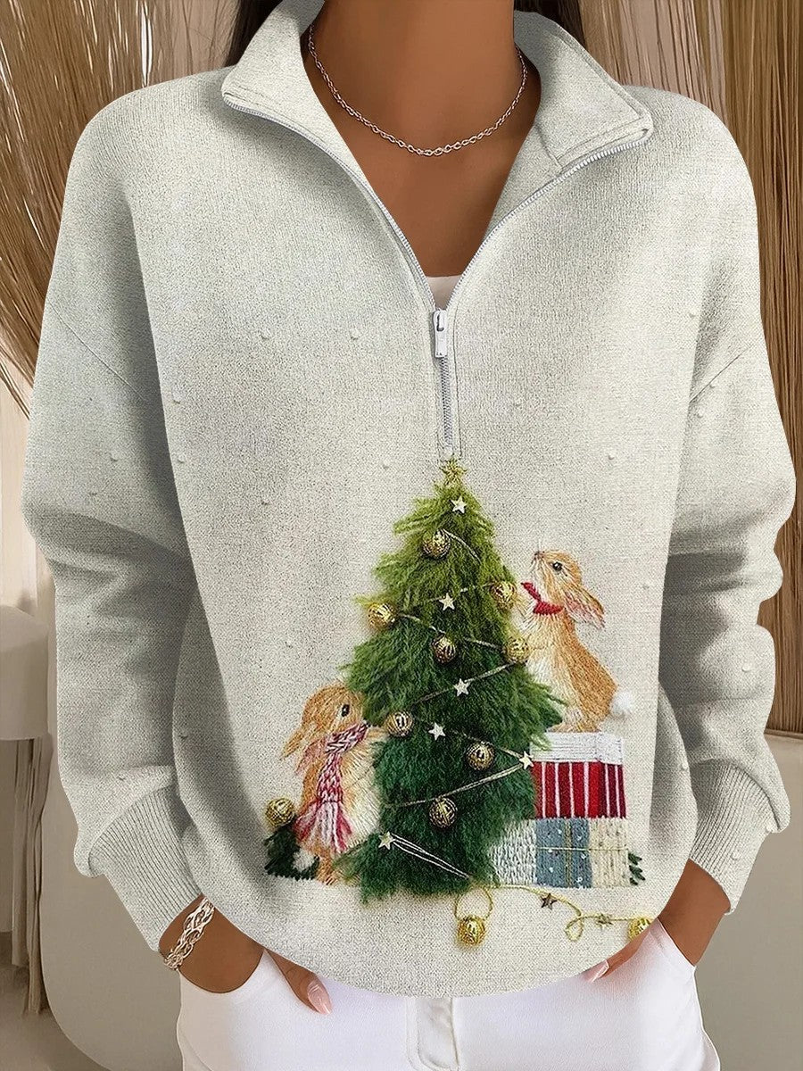 Women’s Merry Christmas Print Sweatshirt As picture / S