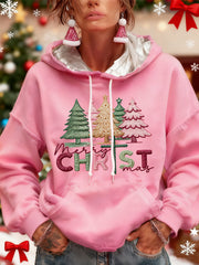 Women’s Christmas Tree Print Casual Sweatshirt