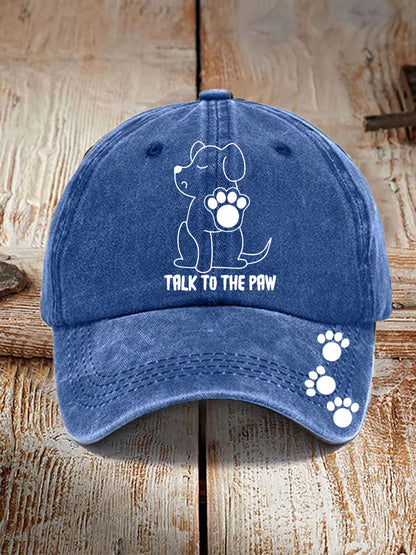 Talk to the paw unisex hats