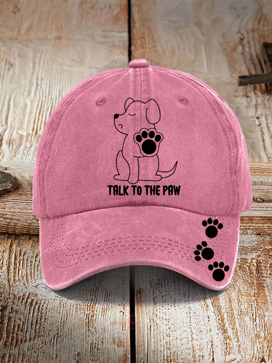 Talk to the paw unisex hats