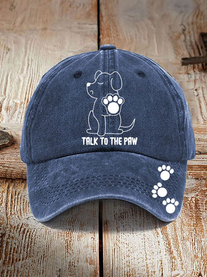 Talk to the paw unisex hats