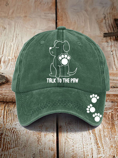 Talk to the paw unisex hats