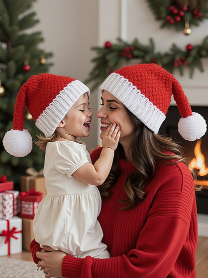 Unisex Knitted Christmas Hat