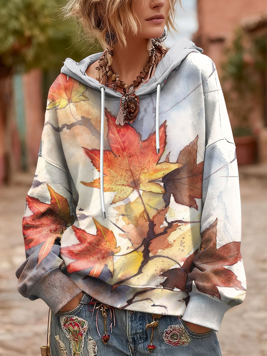 Women's Thanksgiving Autumn Hooded Sweatshirt