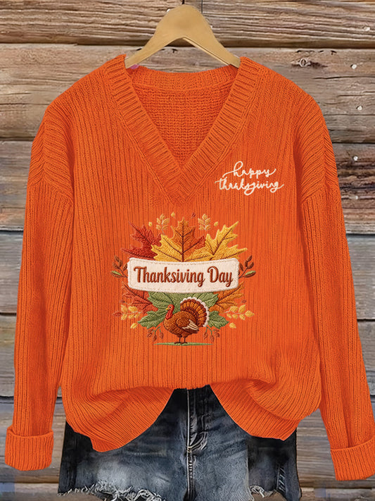 Women's Halloween Art Print Long Sleeve Sweater