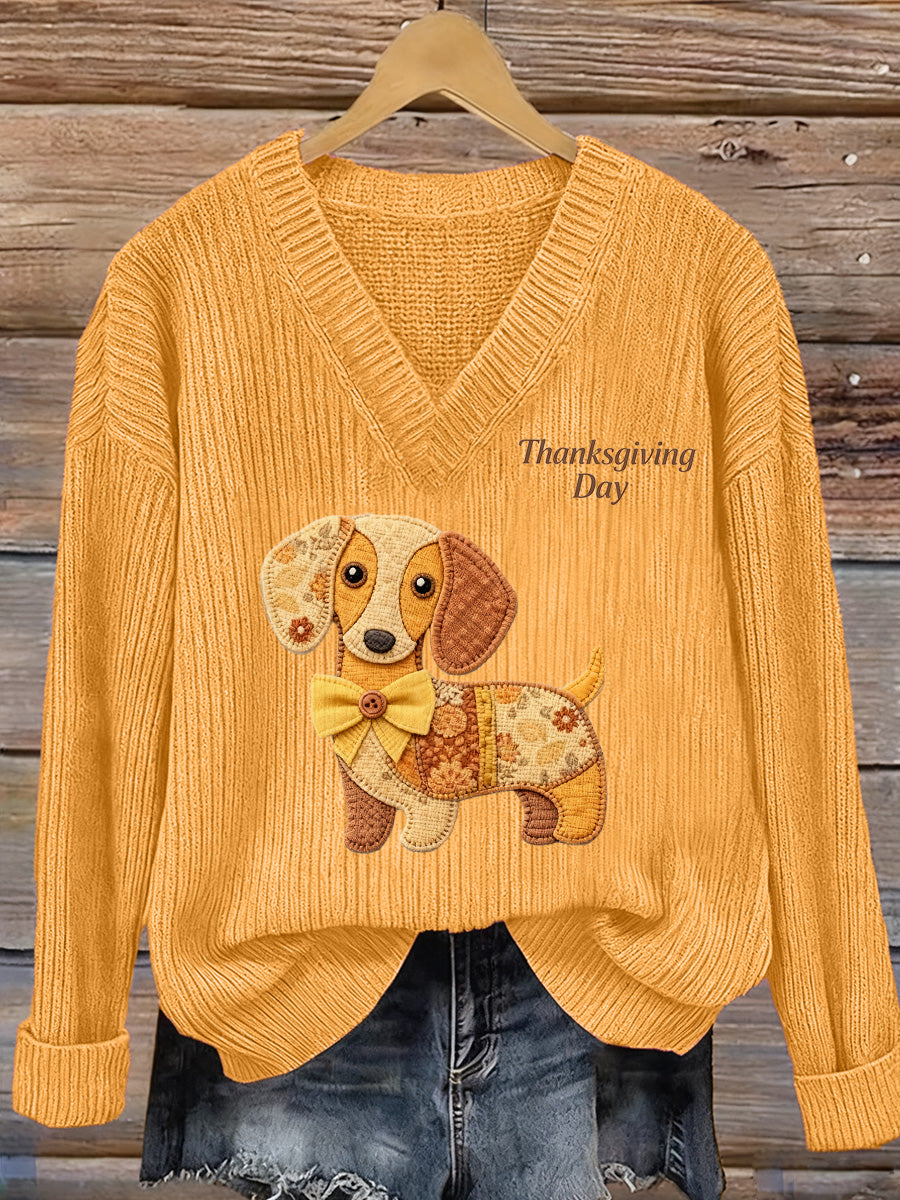 Women's Halloween Art Print Long Sleeve Sweater