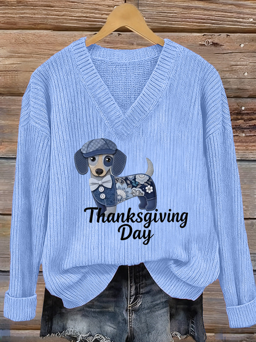 Women's Halloween Art Print Long Sleeve Sweater