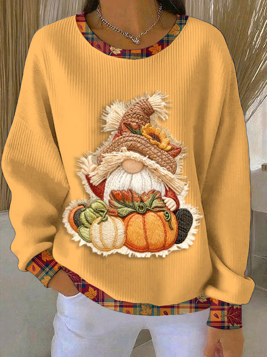 Women's Thanksgiving Print Sweatshirt