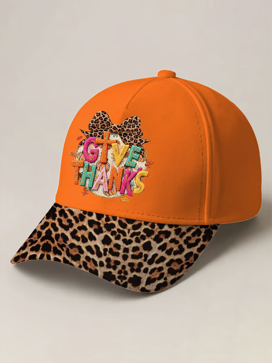 Unisex Thanksgiving Print Hat