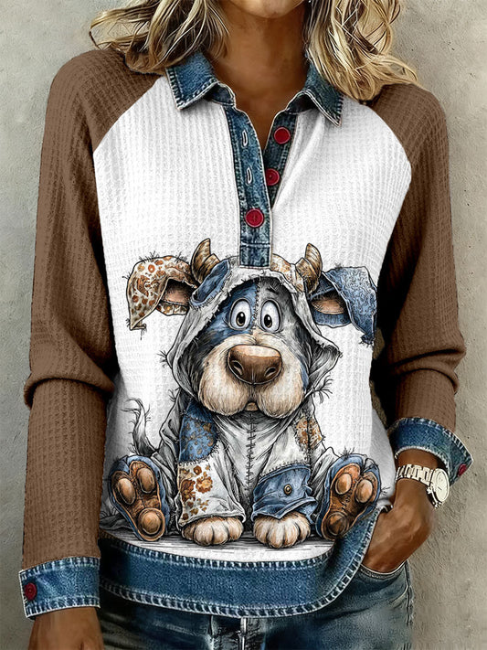 Women’s Dogs Lover Tops As picture / S