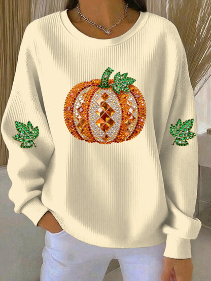 Women's Thanksgiving Print Casual Sweatshirt