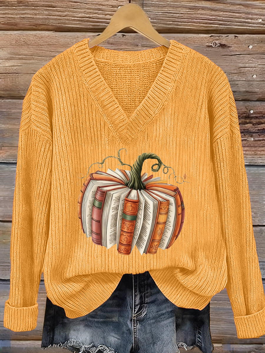 Women's Thanksgiving Art Print Sweatshirt