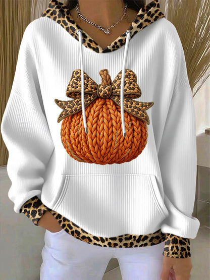 Women's Thanksgiving Print Casual Hoodie