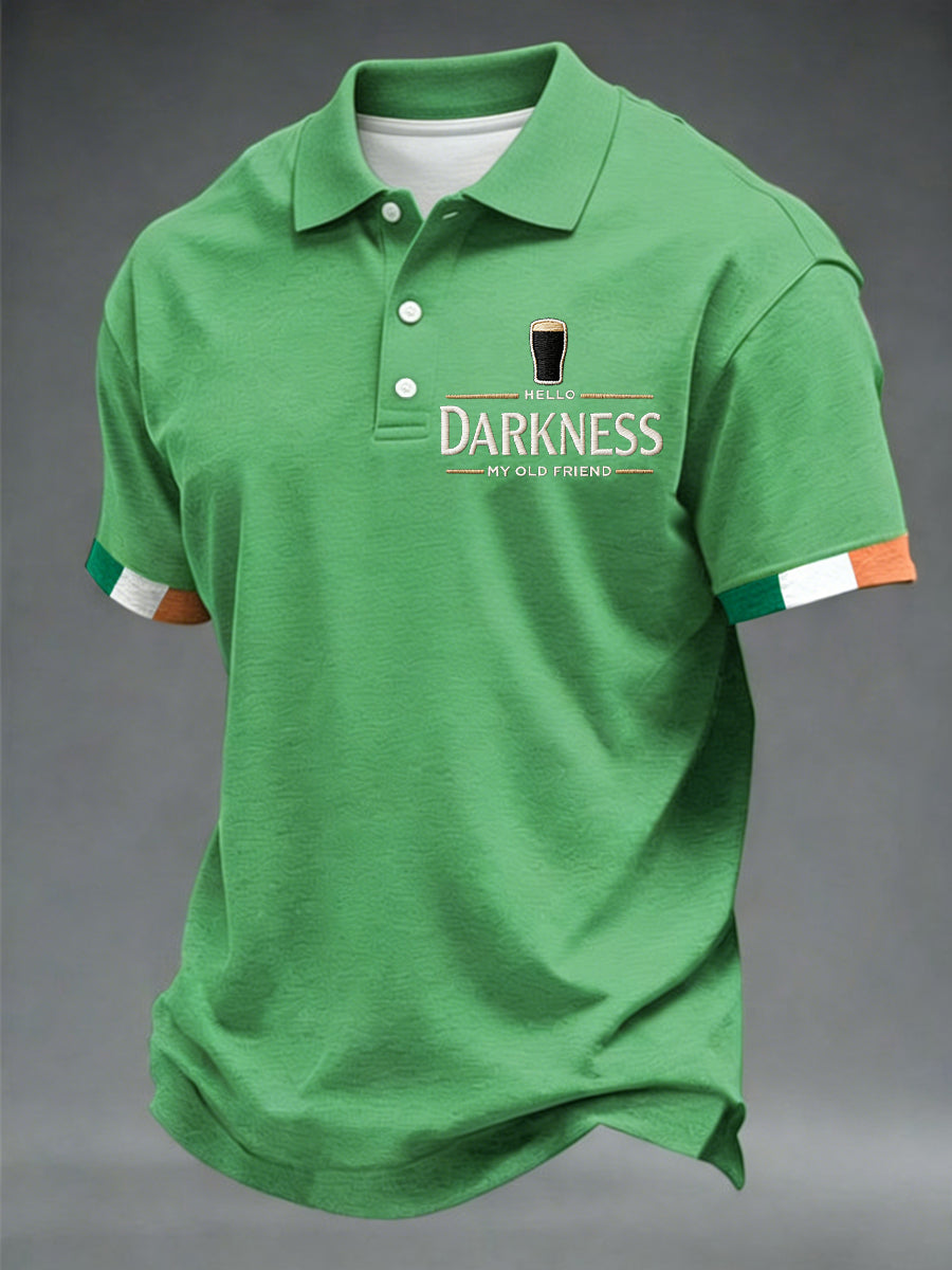 Men’s Hello Darkness My Old Friend shirt Green / S