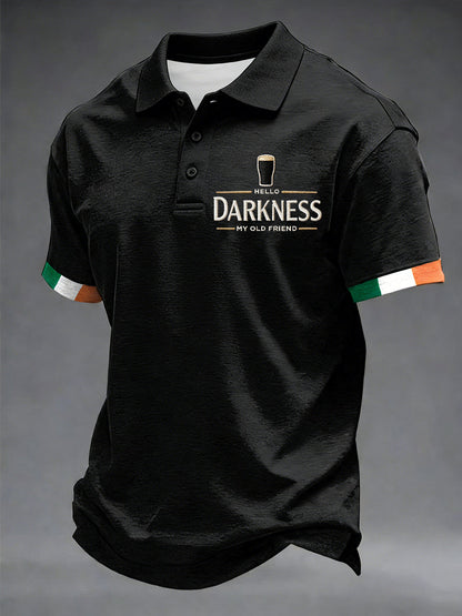 Men’s Hello Darkness My Old Friend shirt Black / S