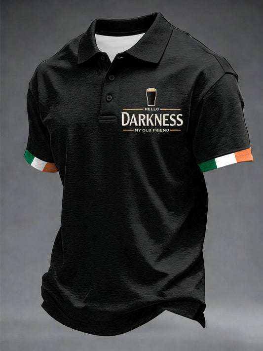Men’s Hello Darkness My Old Friend shirt Black / S