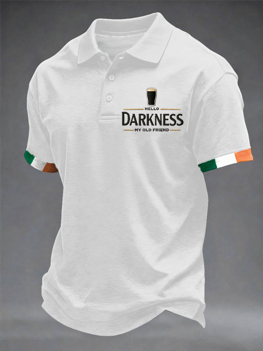 Men’s Hello Darkness My Old Friend shirt White / S