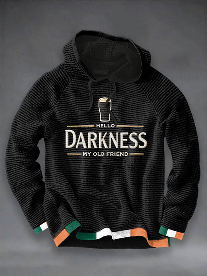 Men’s Hello Darkness My Old Friend Hoodie Black / S