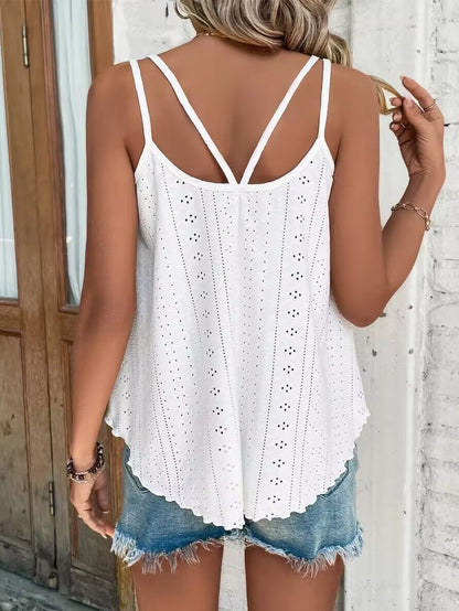 Women's Jacquard Sleeveless Camisole