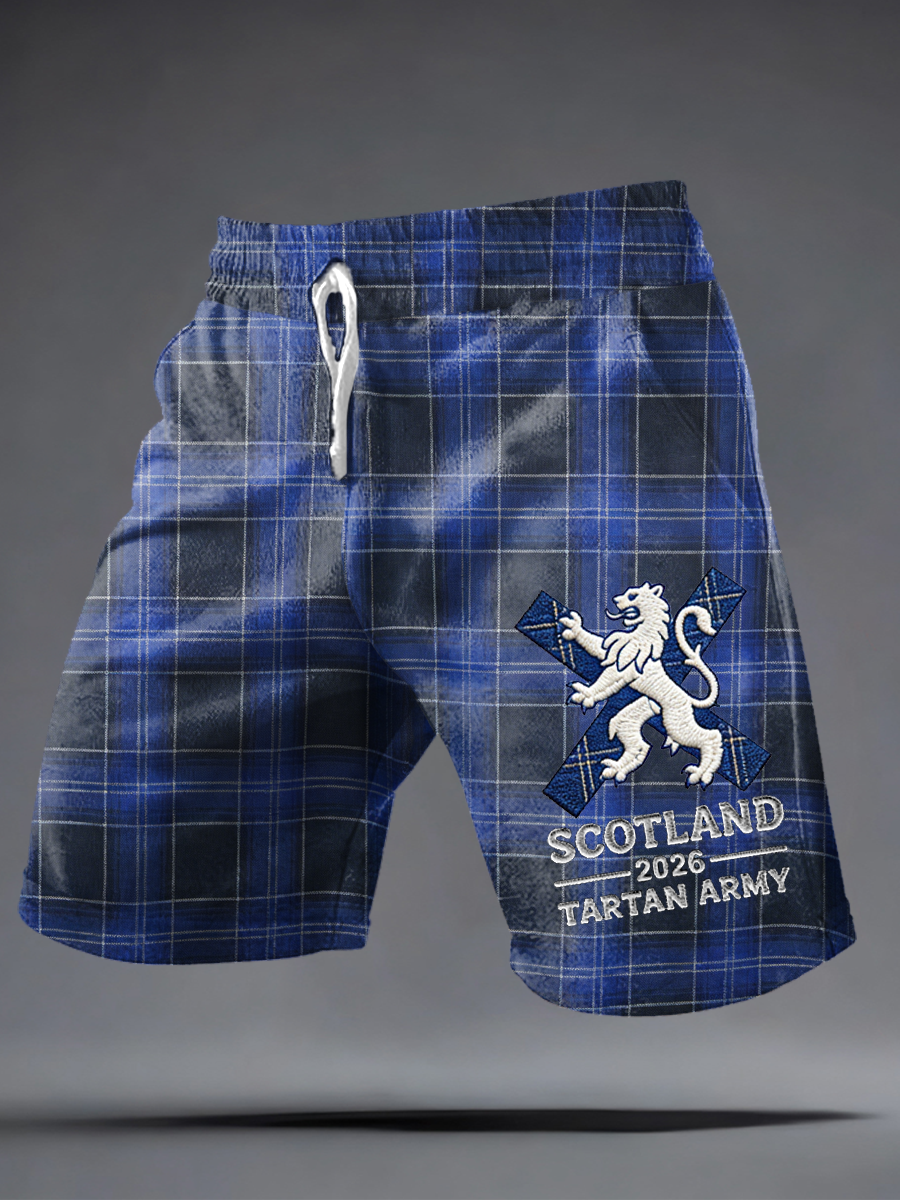 Men's UK Football Lover Scotland Printed shorts