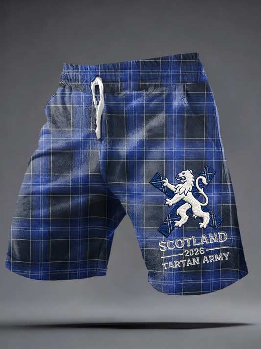 Men's UK Football Lover Scotland Printed shorts