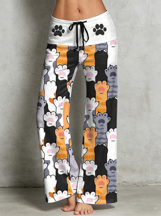 Women's Animal Art Print Trousers