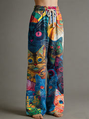 Women's Animal Art Print Trousers