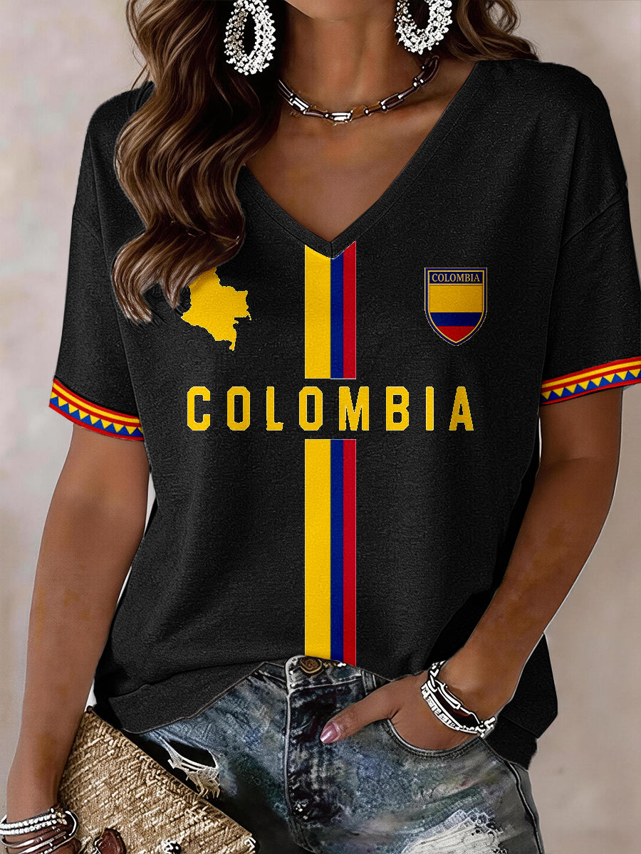 Women's Colombia V-Neck T-Shirt