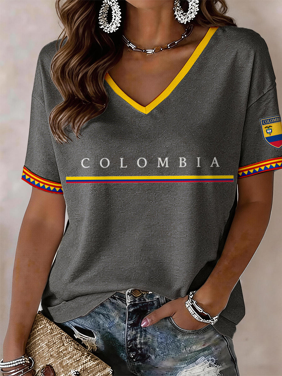 Women's Colombia V-Neck T-Shirt