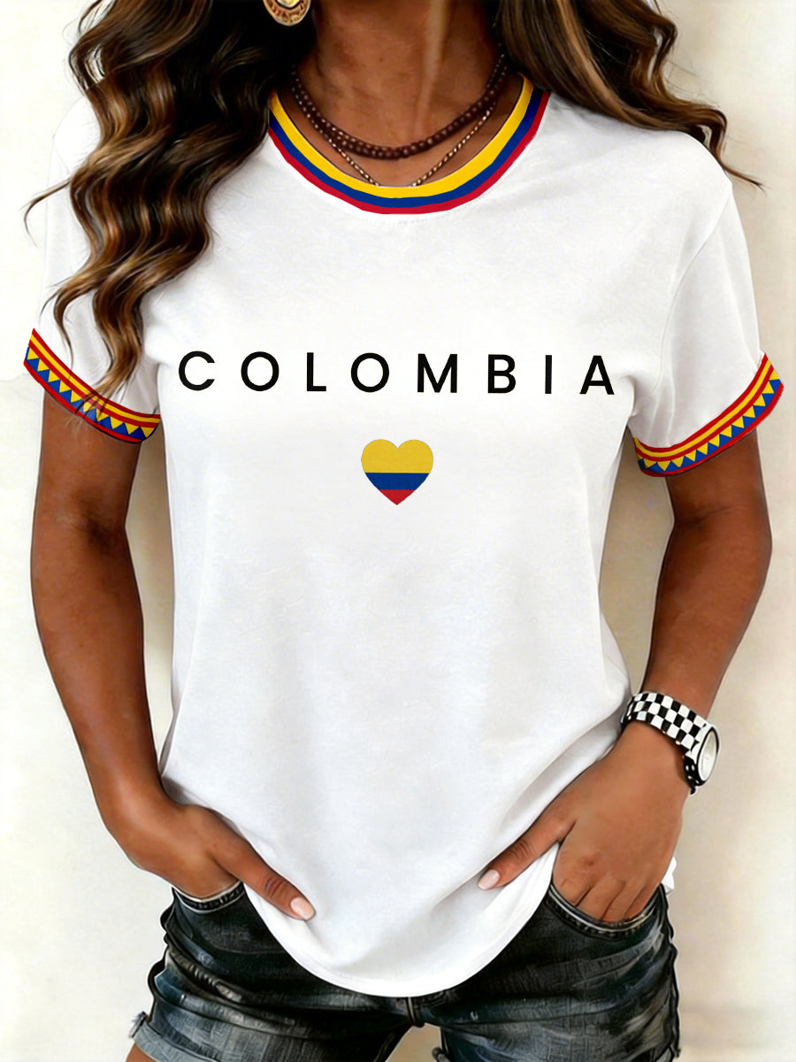 Women's Colombia Print T-Shirt