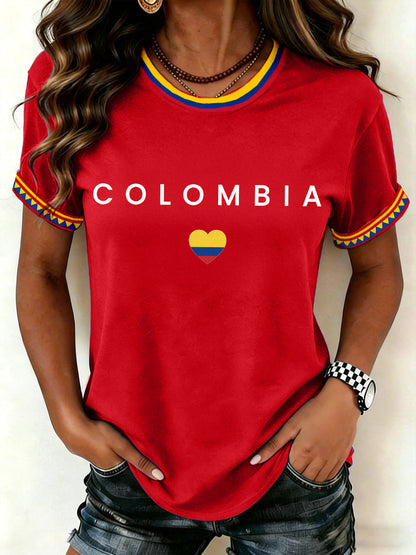 Women's Colombia Print T-Shirt