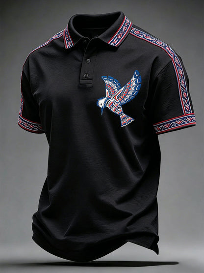 Men's Indigenous Art Casual Top