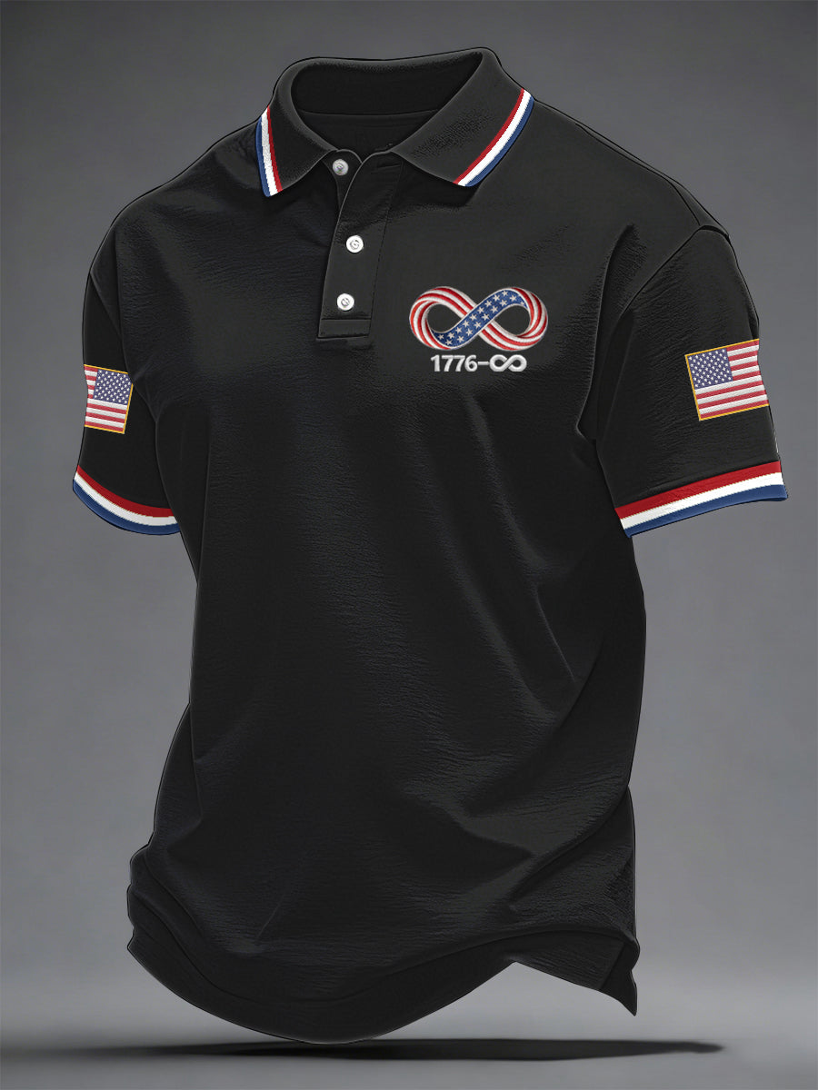Men's America Print Casual Top