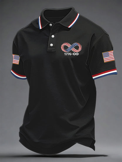 Men's America Print Casual Top